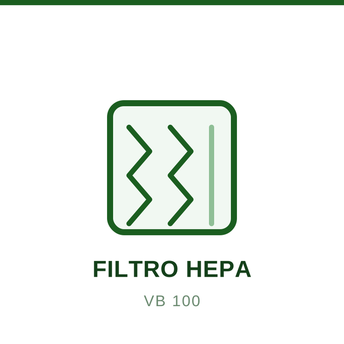 Filtro HEPA Compatibile Folletto VB 100 – Alta Filtrazione Antipolvere e Antiallergeni