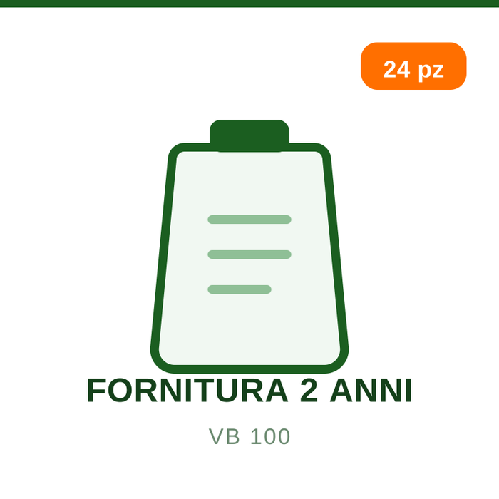 Fornitura 2 Anni Sacchetti Compatibili Folletto VB 100 – 24 Sacchetti in Microfibra + 12 Profumatori